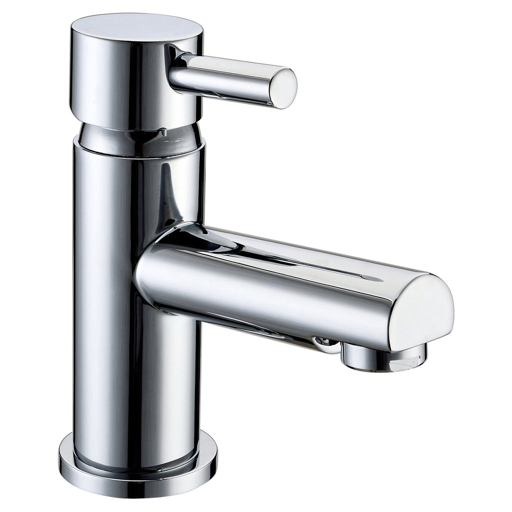 RAK Prima Mini Basin Mixer Tap with Waste - Polished Chrome, Solid Brass, 15-Year Guarantee