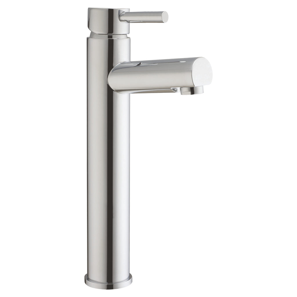 RAK Prima Tall Polished Chrome Modern Basin Mixer Tap - Solid Brass Construction