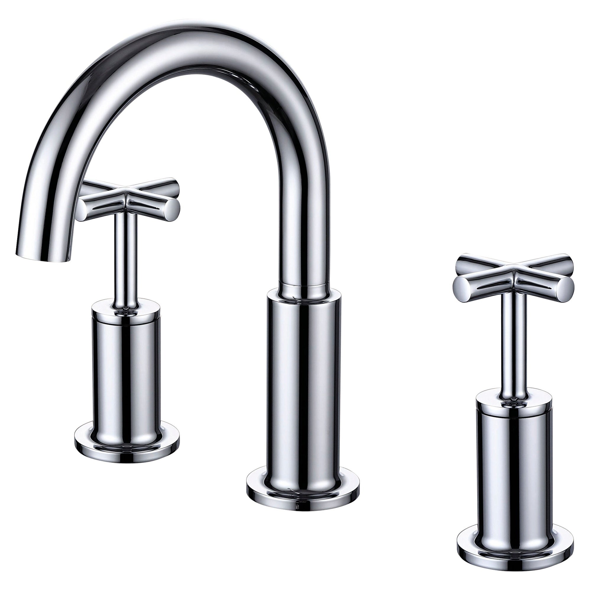 RAK Ella Premium 3-Hole Bath Filler Mixer Tap, Polished Chrome Solid Brass