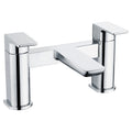 RAK Moon Polished Chrome Modern 2-Hole Bath Filler Mixer Tap - Solid Brass