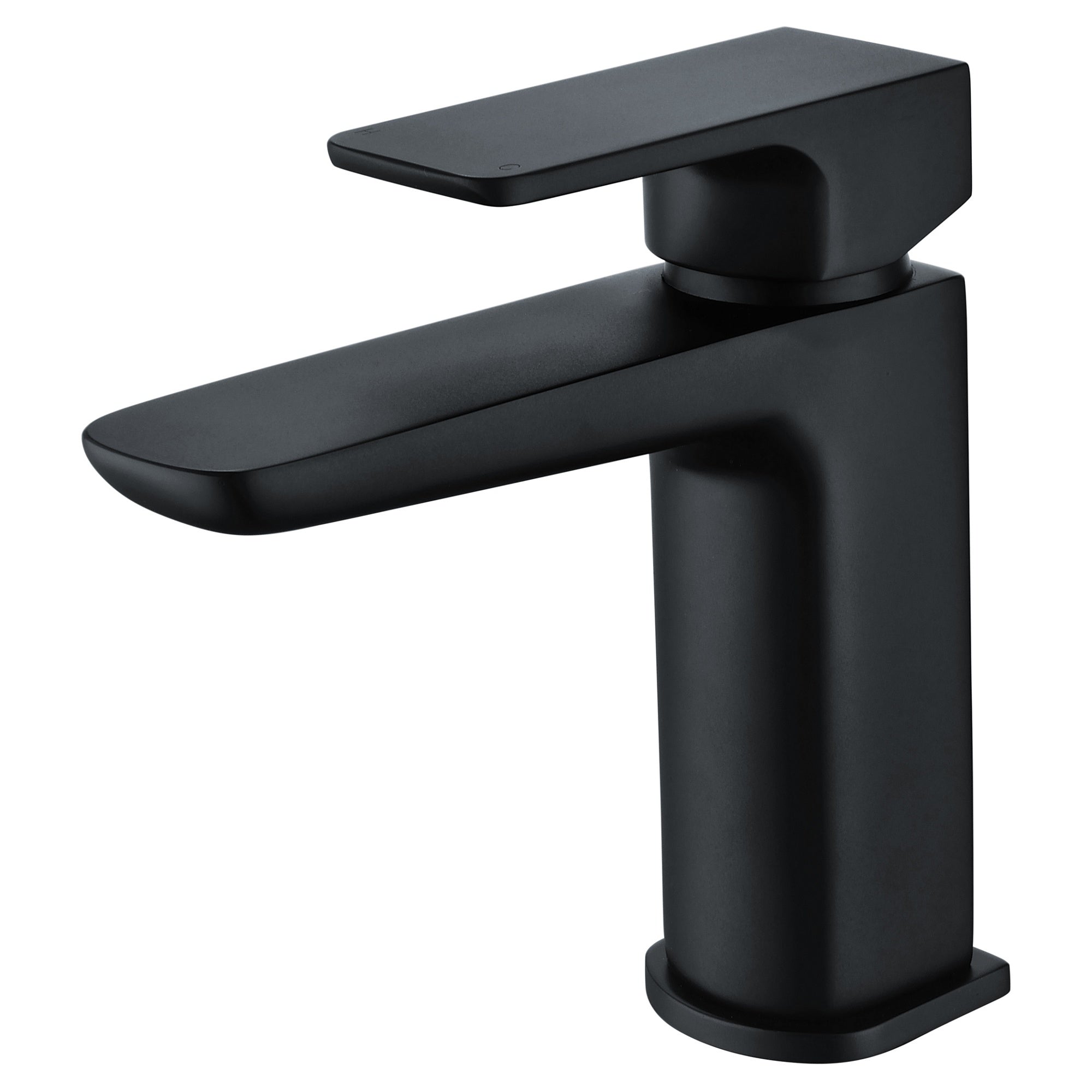 RAK Moon Matt Black Basin Mixer Tap with Waste - Solid Brass, 15-Year Guarantee
