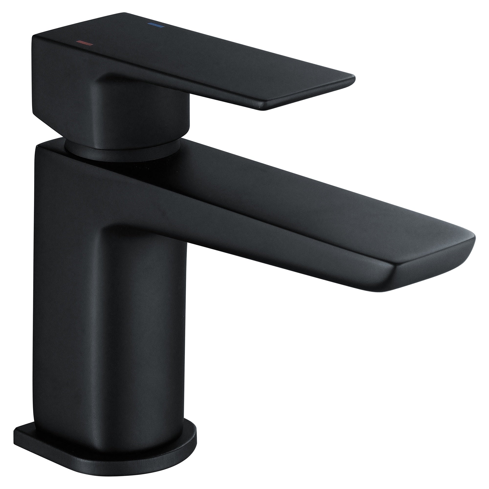 RAK Moon Matt Black Basin Mixer Tap with Waste - Solid Brass, Single Lever, 15-Year Guarantee
