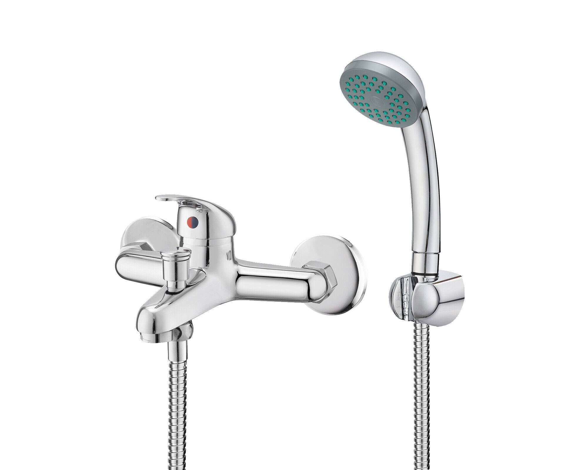 Wall Mounted Bath Mixer TapBathroom Tub Mixer Tap Bath Shower Filler Tap Chrome Shower Faucet