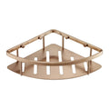 Brushed Bronze Single Shower Corner Caddy Basket