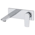 RAK Blade Wall Mounted Basin Mixer Tap - Polished Chrome, Solid Brass, Modern & Space-Saving Design