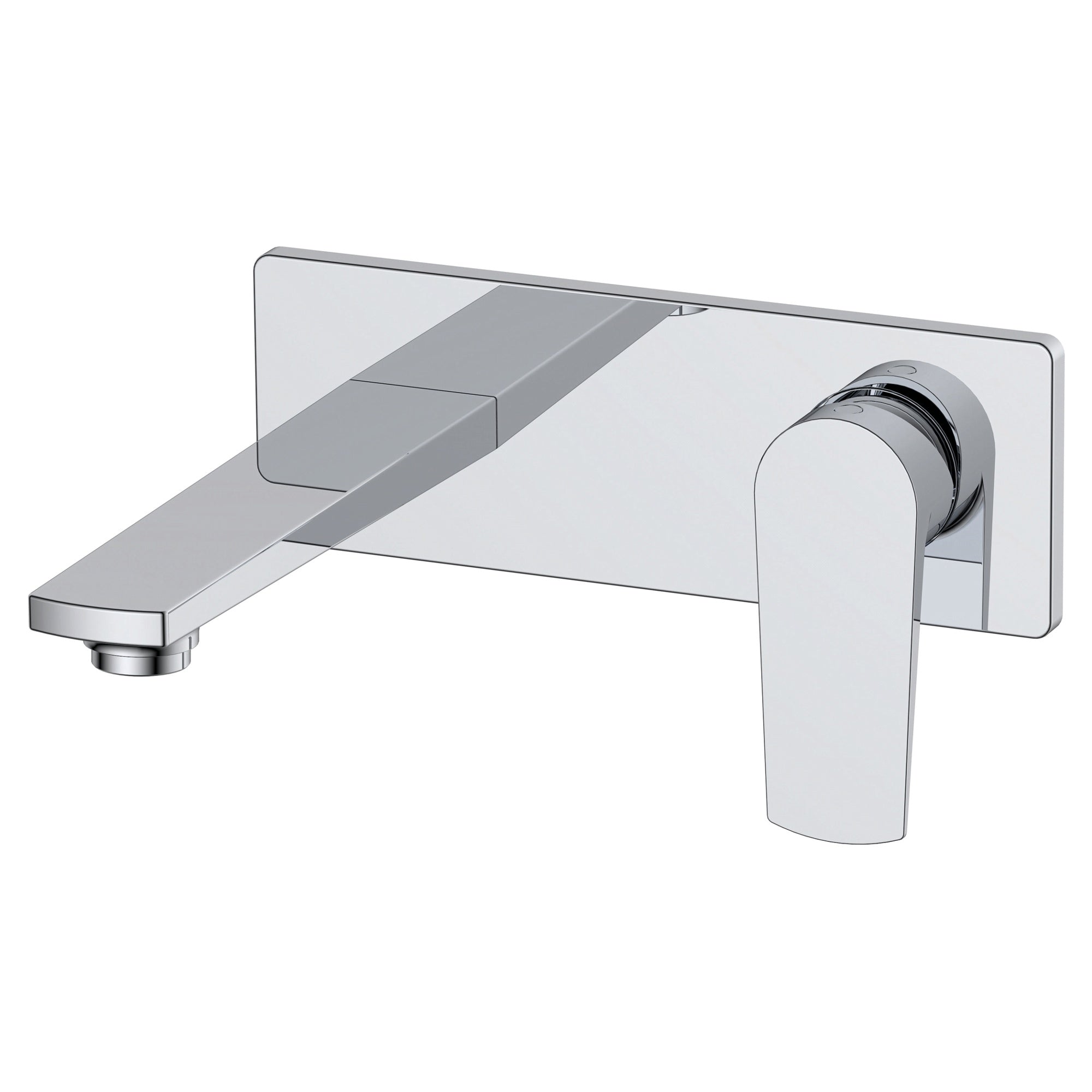 RAK Blade Wall Mounted Basin Mixer Tap - Polished Chrome, Solid Brass, Modern & Space-Saving Design