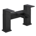 Matt Black Waterfall Bath Filler Mixer Tap -0
