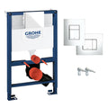 GROHE Rapid SL 3-IN-1 Wall Hung Concealed Toilet Cistern Frame 0.82m Height Including Flush Plate