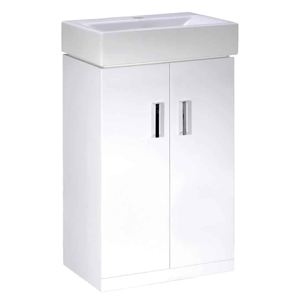 Checkers 450mm Vanity Unit - Floorstanding-13673