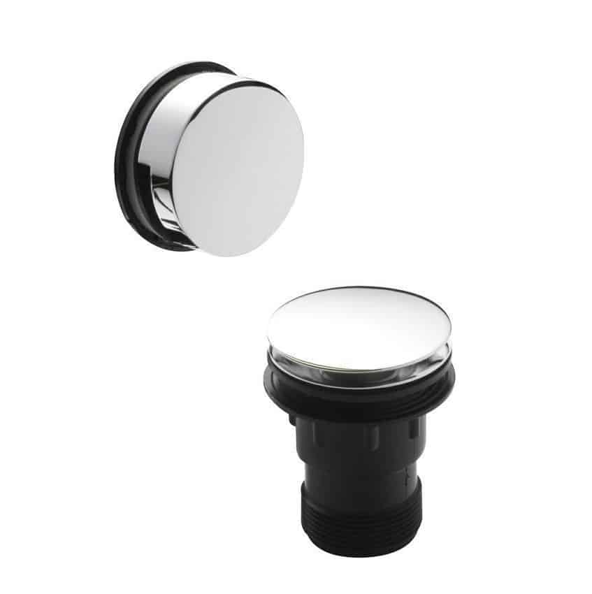 Easy clean Sprung Plug Bath Clicker Waste with Modern Overflow-2980