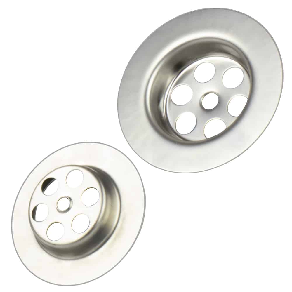 Basin Sink Plug Hole Round Stainless Steel Diameter 63 mm-0
