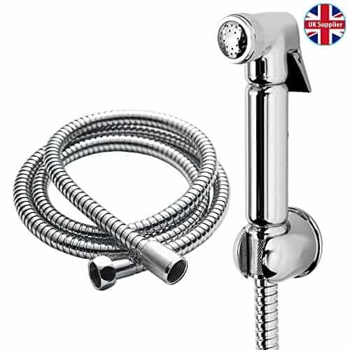 BIDET DOUCHE SHATTAF SPRAY KIT & THERMOSTATIC VALVE TAP BATHROOM BRASS-12231