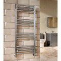 1000mm (H) x 500mm (W) - Vertical Straight - 22mm - Chrome - Bathroom Towel Rail - (Clifton Rail) -(1.0m x 0.5m)