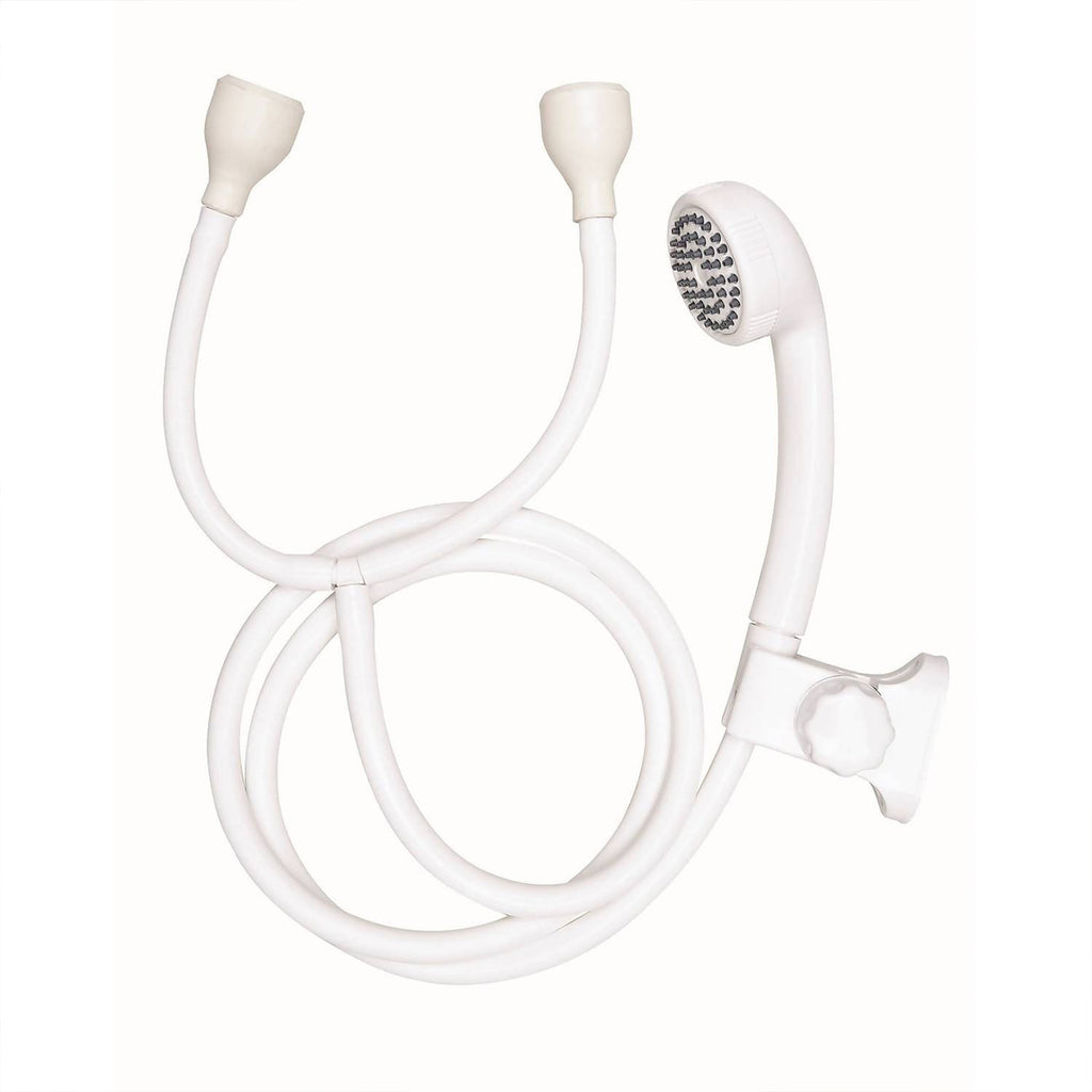 Shower Head Spray Push-on, Double Tap Connection 1.9m Long