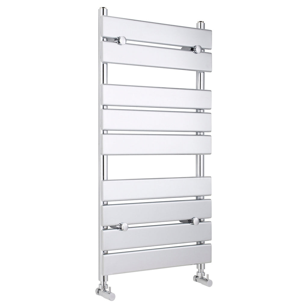 Heated Towel Rail 950 X 500mm Chrome 915 BTU 450 Pipe Centres