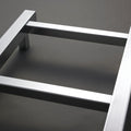 Heated Towel Rail 1200 X 600mm Chrome 864 BTU 444 Pipe Centres