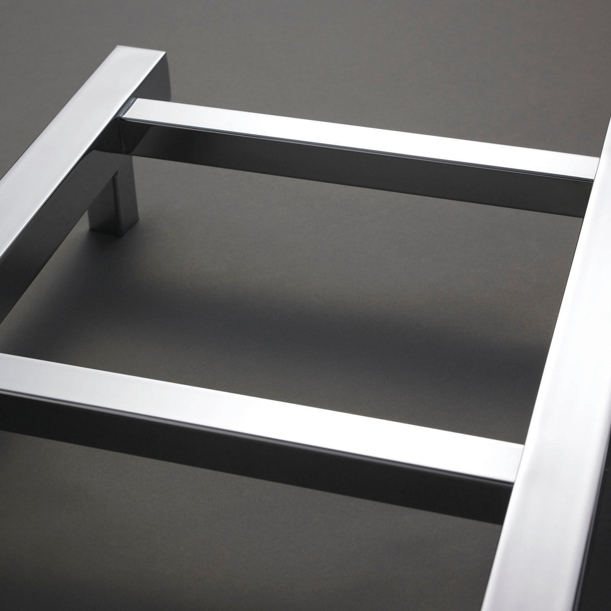 Heated Towel Rail 1200 X 600mm Chrome 864 BTU 444 Pipe Centres