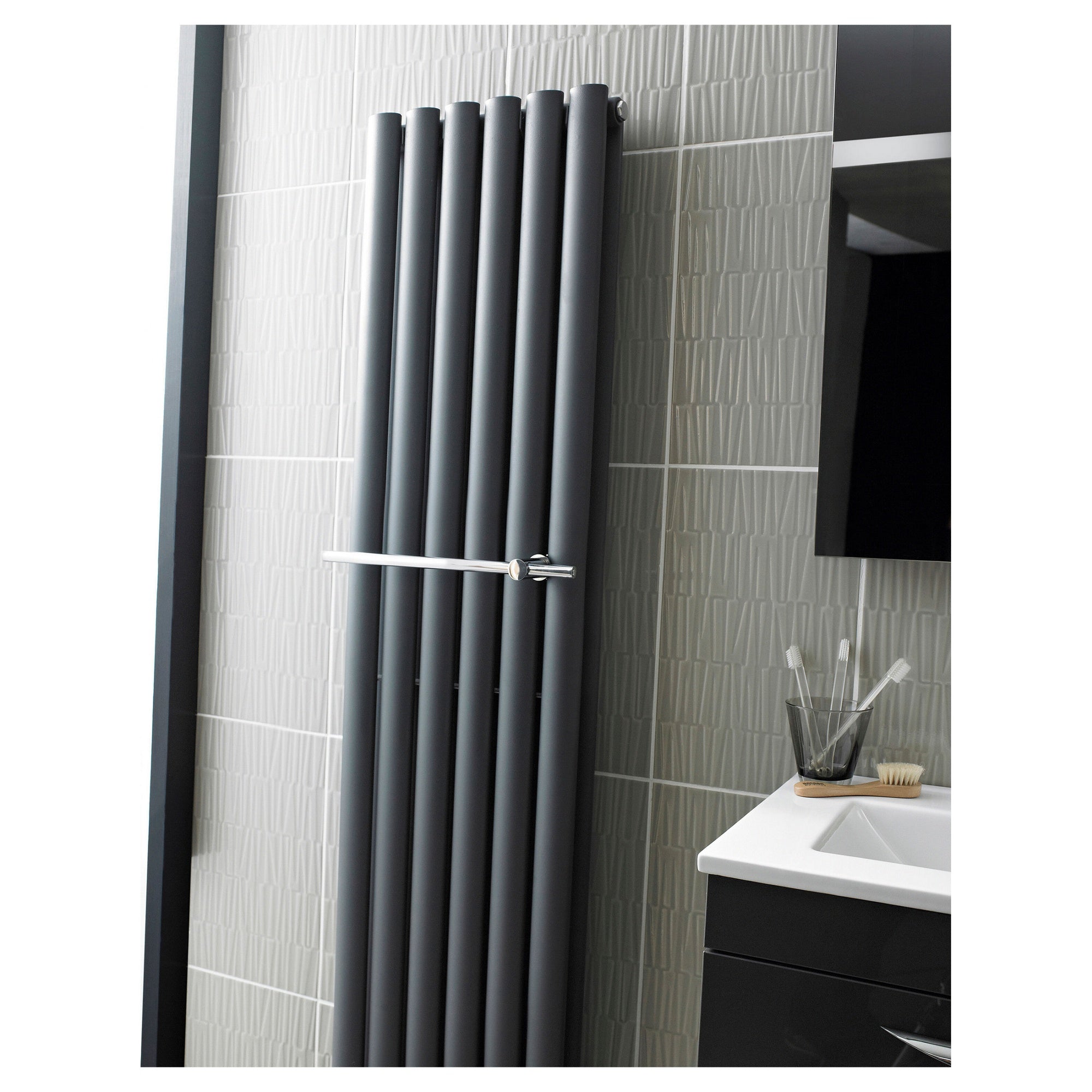 Revive Radiator Towel Rail Chrome
