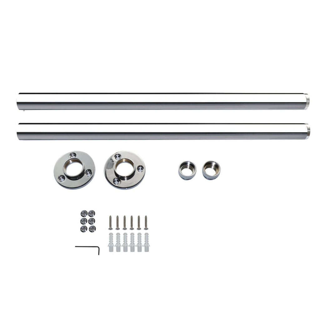 Chrome Freestanding Standpipes Legs Shrouds For Traditional Bath Taps Roll Top