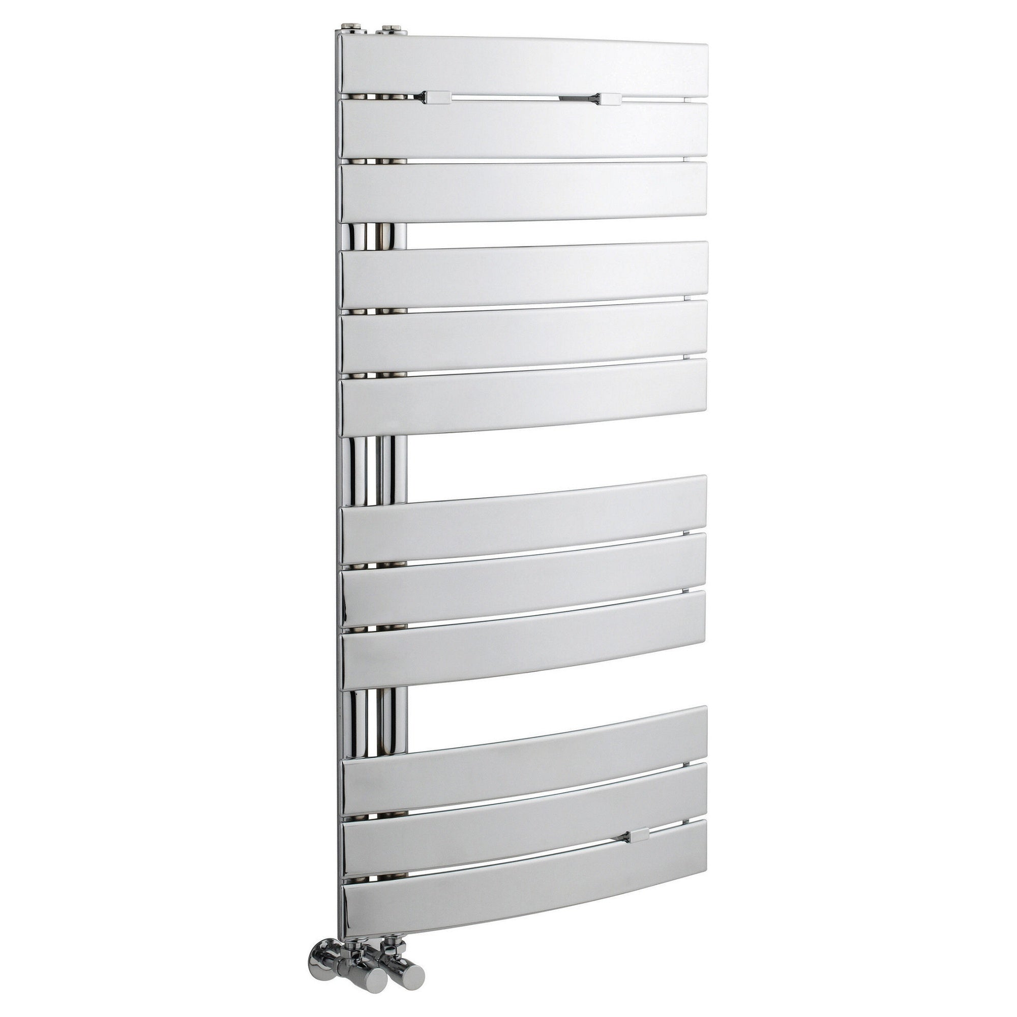 Heated Towel Rail 1080 X 550mm Chrome 1147 BTU 50 Pipe Centres