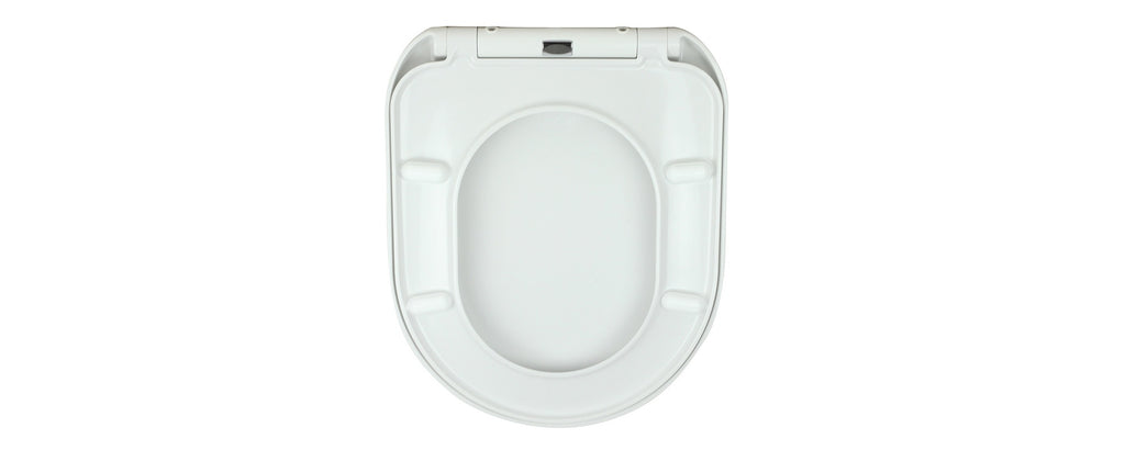 Rak Ceramics Compact Soft Close With Quick Release Toilet Seat & Cover - RAKSEAT010 - White