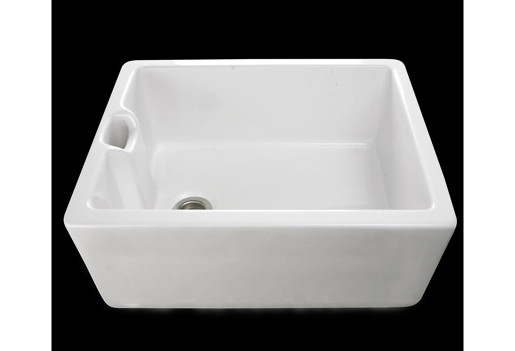 RAK Ceramics Gourmet 8 Belfast Style Fireclay White Sink With Weir Overflow