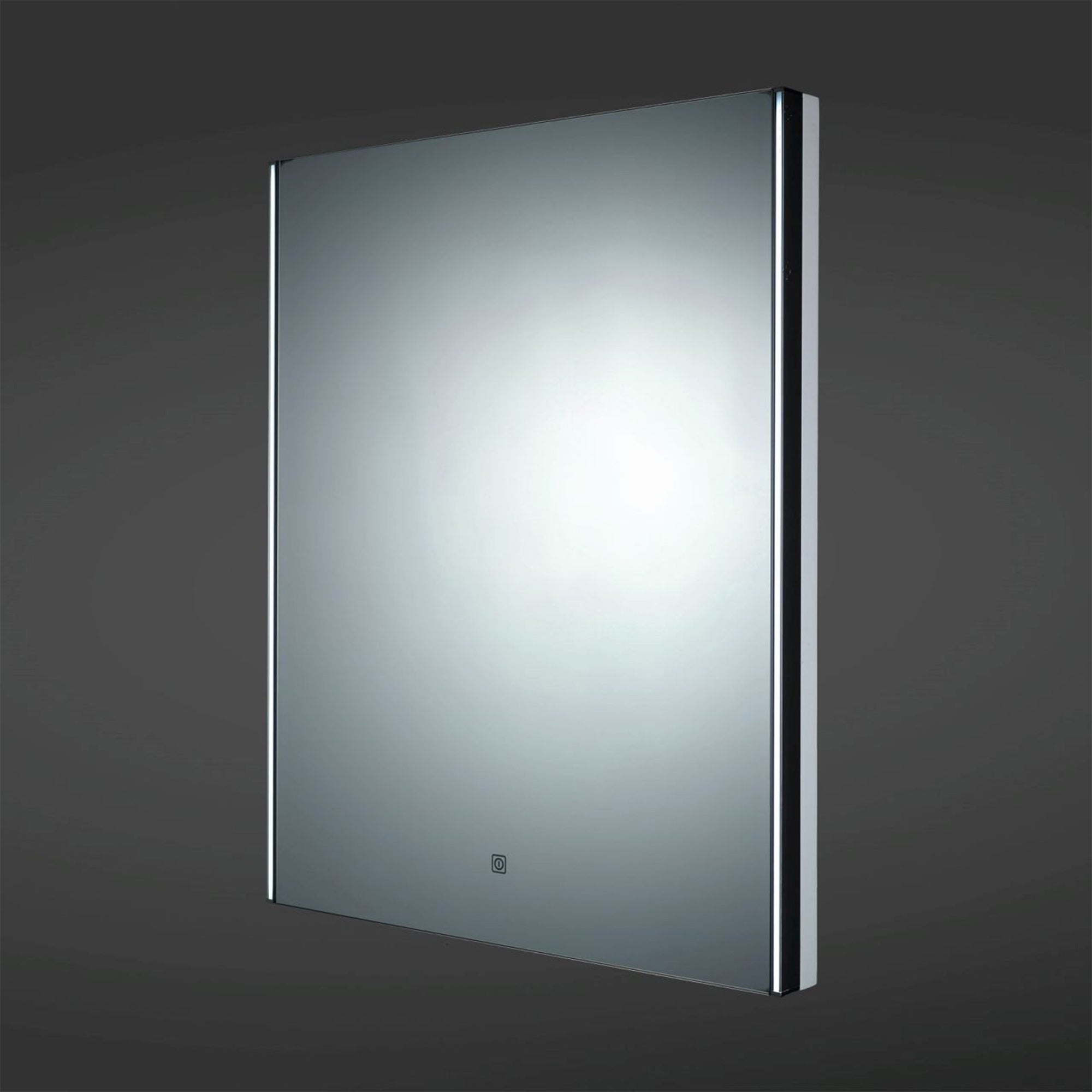 RAK Resort 550x700mm Rectangular LED Illuminated Bathroom Mirror with Touch Sensor & IP44 Rating