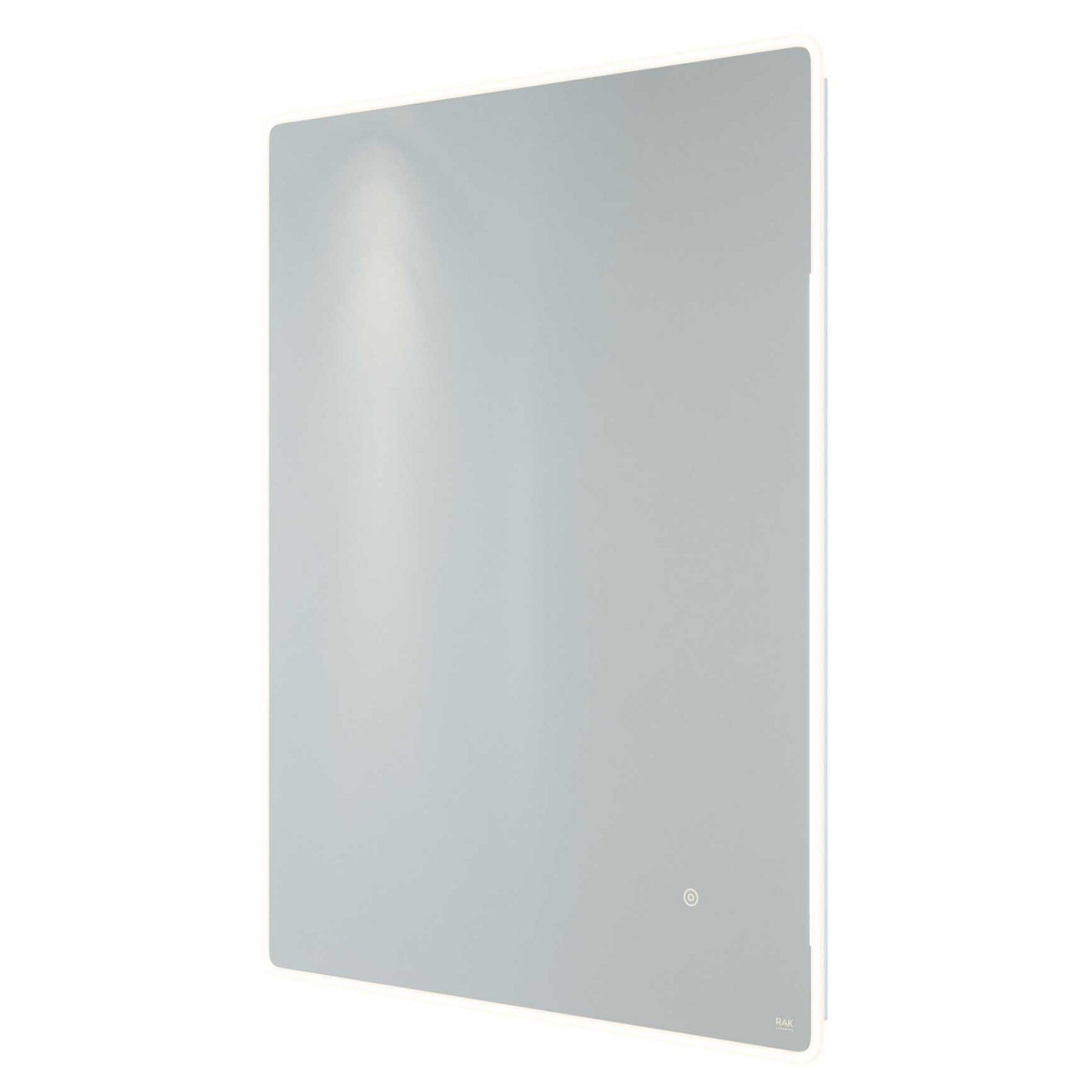 RAK Amethyst 600x800mm Illuminated Bathroom Mirror with Touch Sensor & Demister Pad