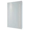RAK Hestia 500x700mm Silvery White Illuminated Bathroom Mirror with Demister & Shaving Socket