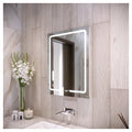 RAK Pegasus 600x800mm Illuminated Bathroom Mirror with Demister & Shaving Socket, IP44