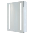 RAK Sagittarius 500x700mm Rectangular Illuminated Bathroom Mirror Cabinet with Bluetooth, Demister & Shaving Socket