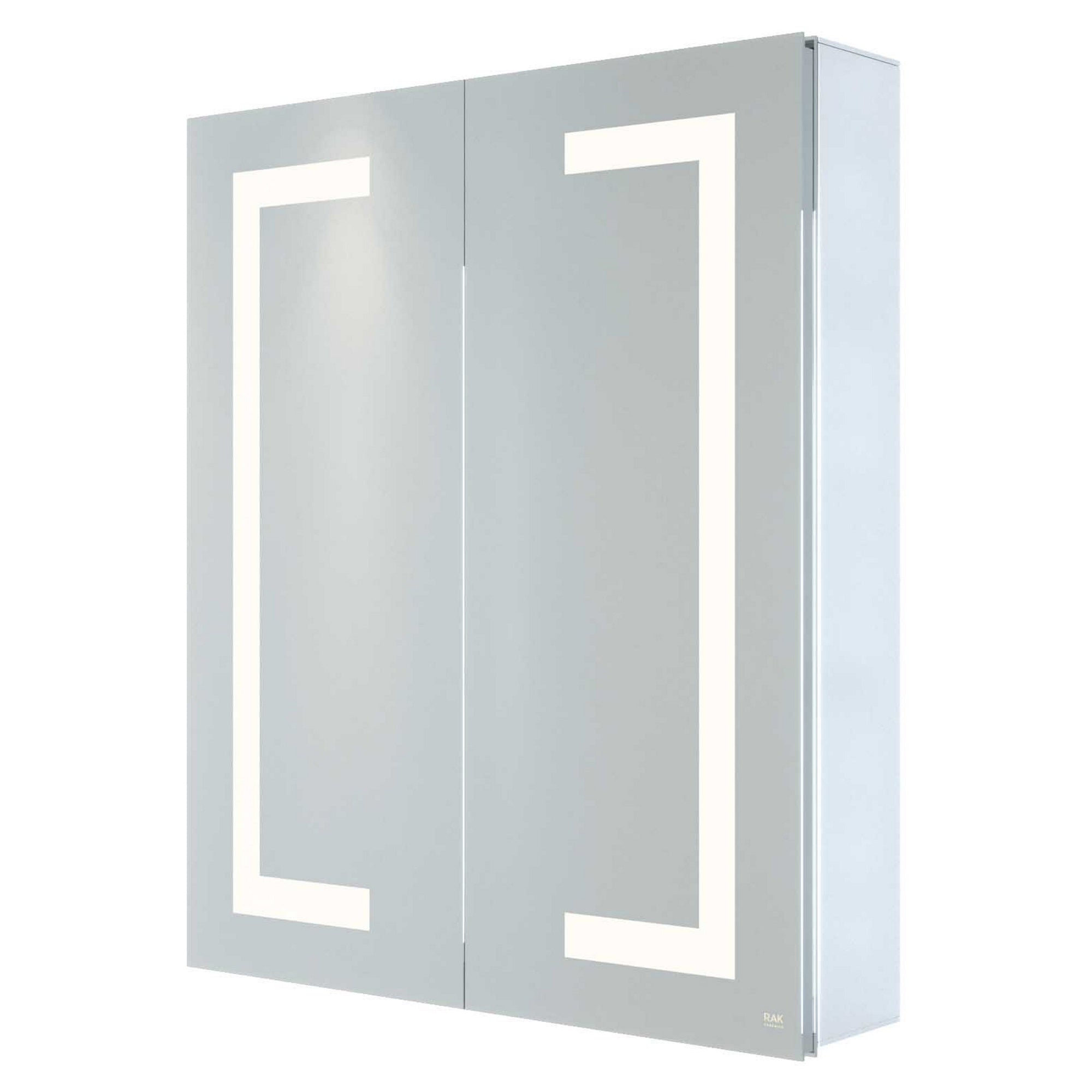 RAK Sagittarius 600x700mm LED Illuminated Bathroom Mirror Cabinet with Bluetooth