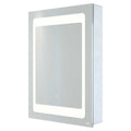RAK Aphrodite 500x700mm Rectangular Illuminated Bathroom Mirror Cabinet with Demister, Shaving Socket, Touch Sensor & IP44 Rating