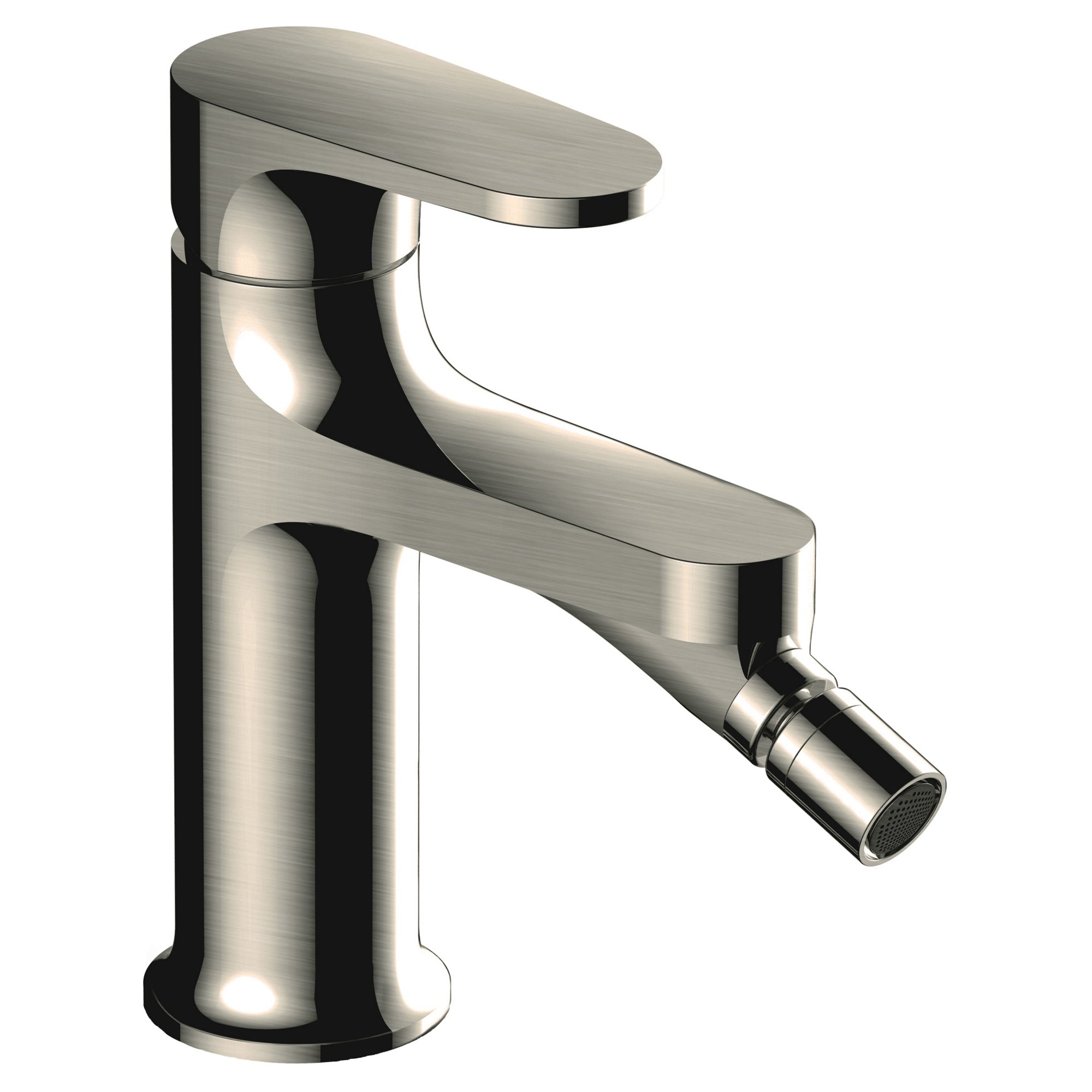 RAK Portofino Brushed Nickel Bidet Mixer Tap - Solid Brass, WRAS Approved