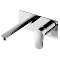 RAK Portofino Modern Wall Mounted Basin Mixer Tap - Polished Chrome Finish, Solid Brass