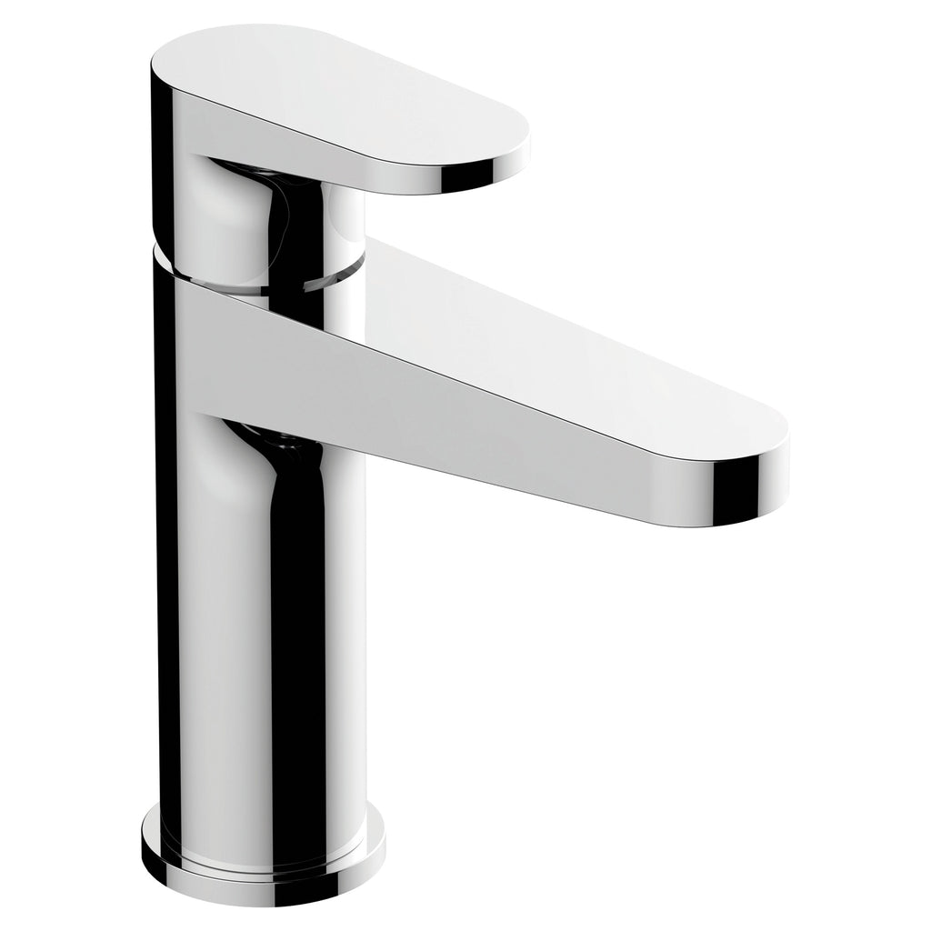 RAK Ceramics Ischia Polished Chrome Modern Basin Mixer Tap - Solid Brass, Single Lever