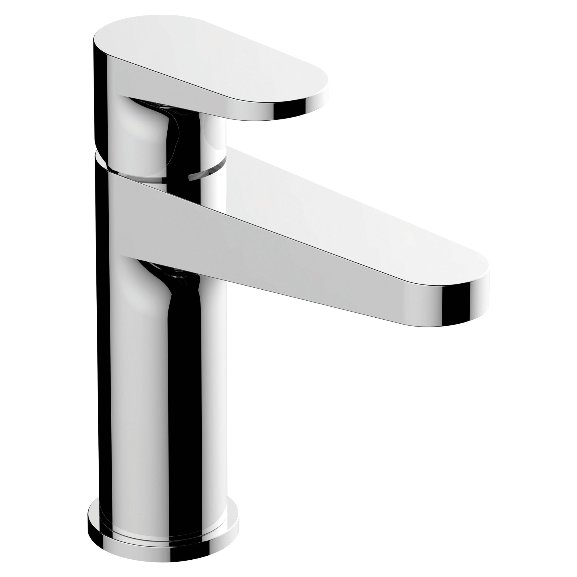 RAK Ceramics Ischia Polished Chrome Modern Basin Mixer Tap - Solid Brass, Single Lever