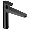 RAK Ischia Matt Black Basin Mono Mixer Tap - Mid Height, Solid Brass, 15 Year Guarantee