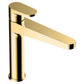RAK Ceramics Ischia Mid-Height Basin Mono Mixer Tap - Premium Brushed Gold Finish & Solid Brass