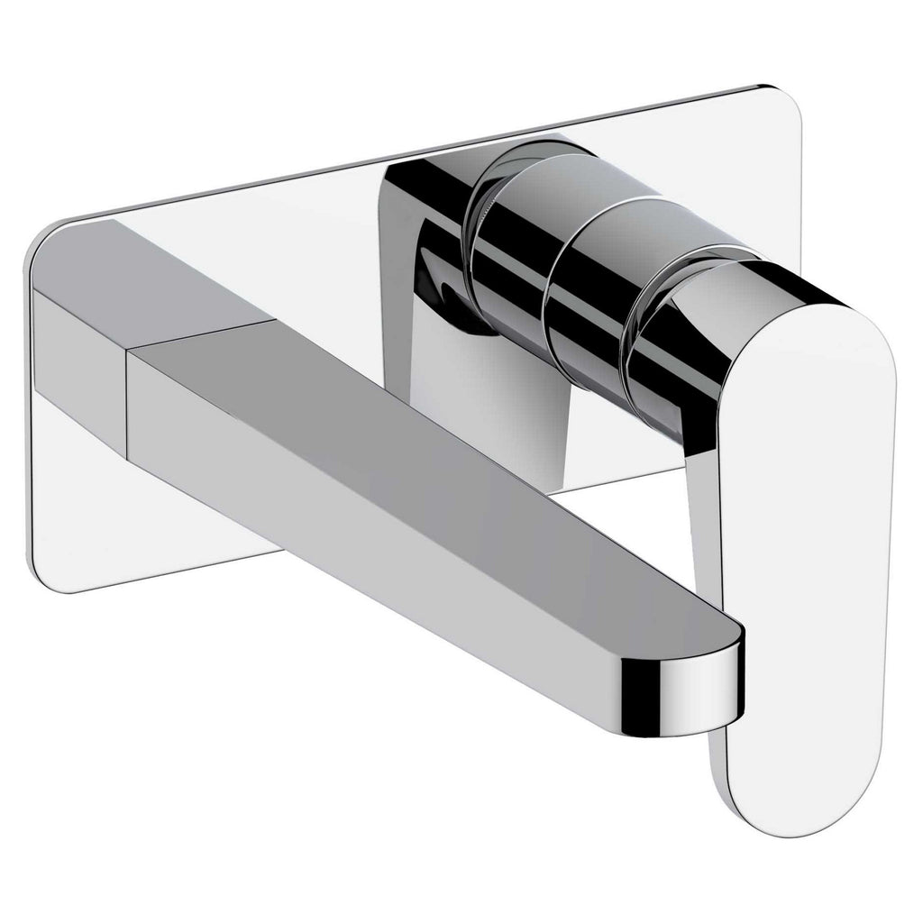 RAK Ischia Wall Mounted Basin Mixer Tap - Polished Chrome Modern Design, Solid Brass for Lasting Quality