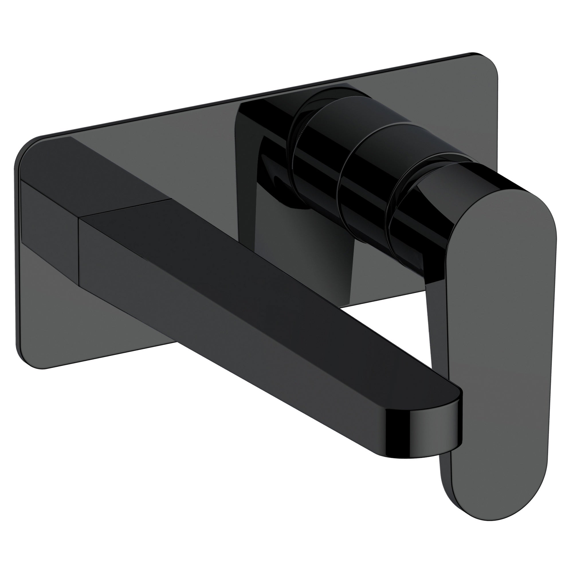 RAK Ischia Wall Mounted Matt Black Basin Mixer Tap, Premium Solid Brass, Modern Design