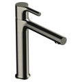 RAK Ceramics Sorrento Brushed Nickel Basin Mixer Tap - Modern Solid Brass Mono Tap with 15-Year Guarantee