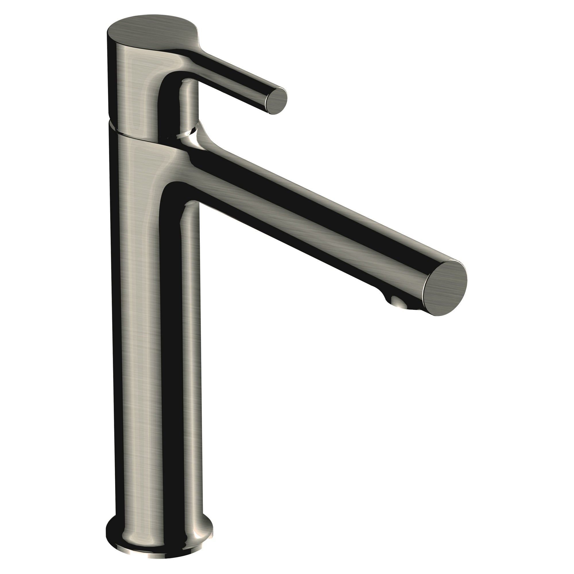 RAK Ceramics Sorrento Brushed Nickel Basin Mixer Tap - Modern Solid Brass Mono Tap with 15-Year Guarantee