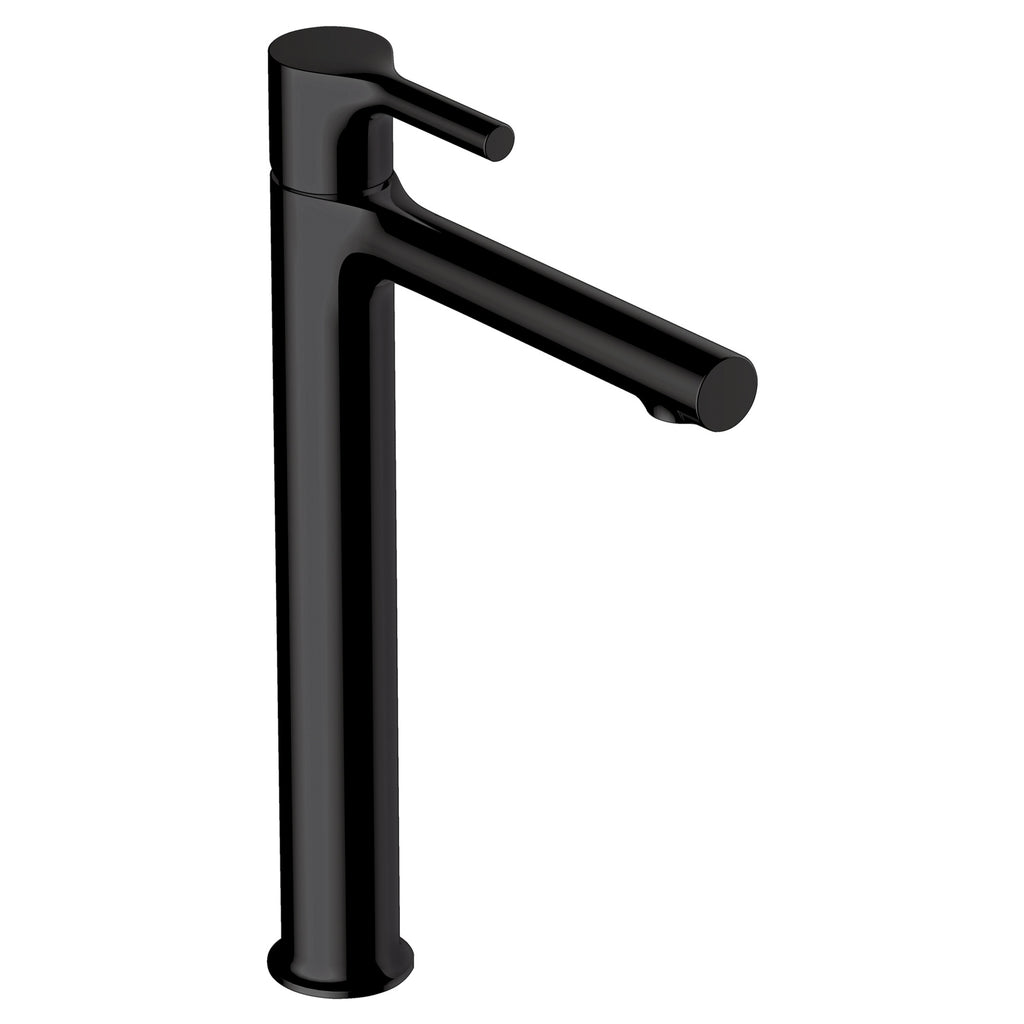 RAK Sorrento Tall Basin Mono Mixer Tap - Matt Black, Modern Design, Solid Brass