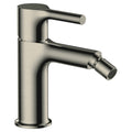 RAK Sorrento Modern Brushed Nickel Bidet Tap - Solid Brass, Single Lever, WRAS Approved
