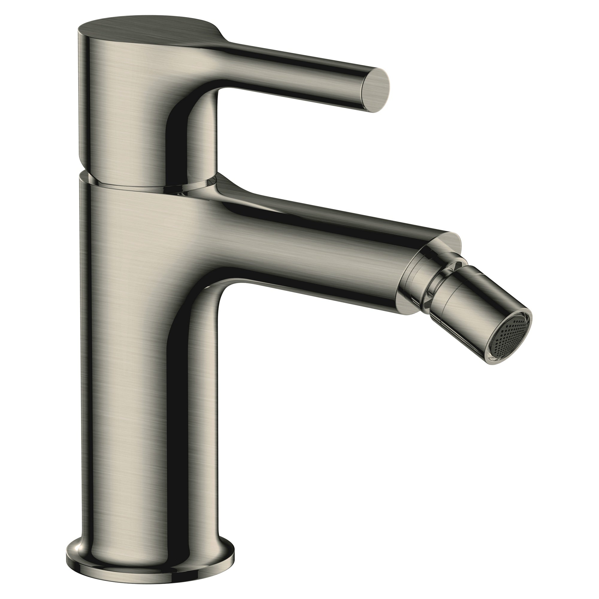 RAK Sorrento Modern Brushed Nickel Bidet Tap - Solid Brass, Single Lever, WRAS Approved