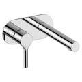 RAK Sorrento Polished Chrome Wall Mounted Basin Mixer Tap, Modern Solid Brass