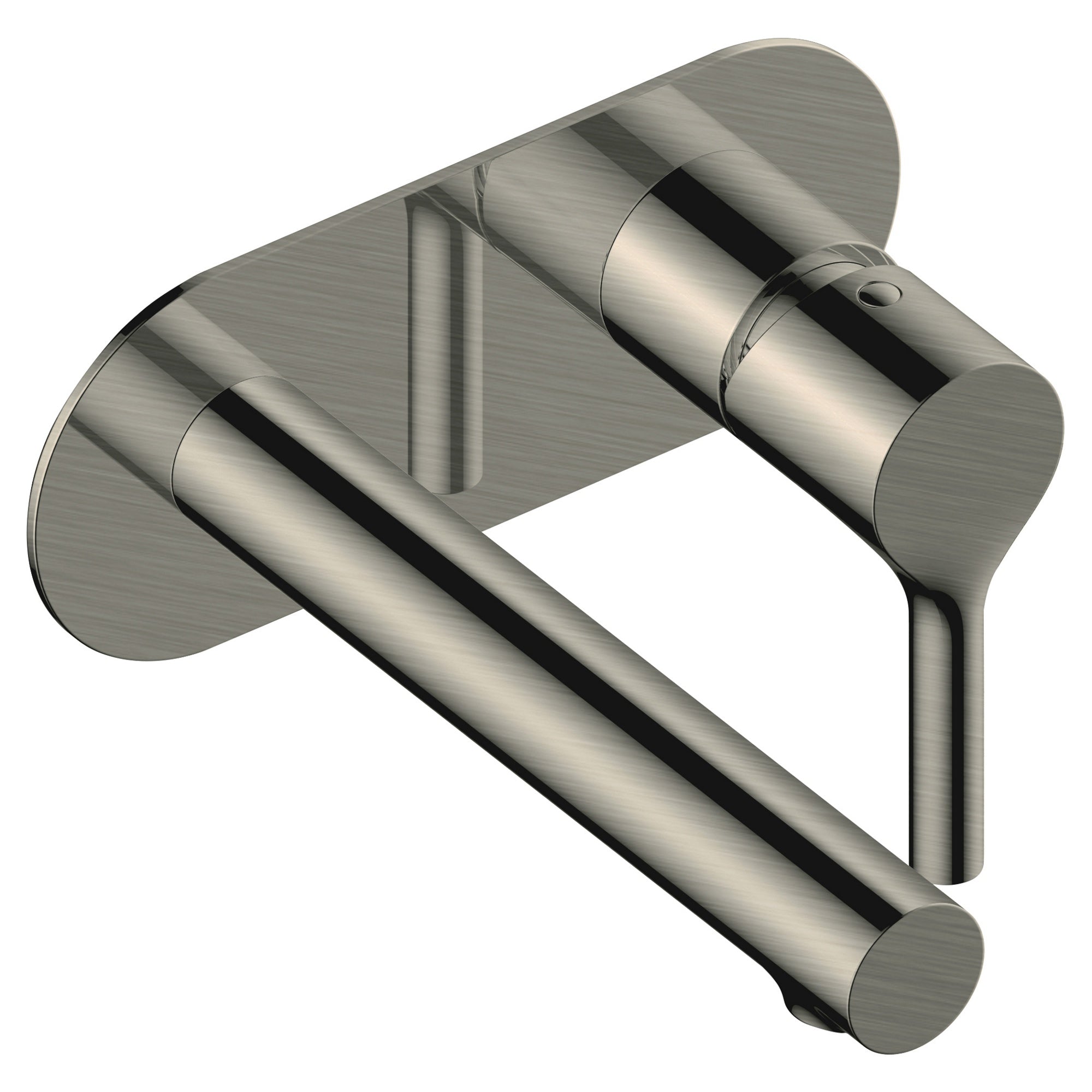 RAK Sorrento Brushed Nickel Wall Mounted Basin Mixer Tap - Solid Brass, Modern Design
