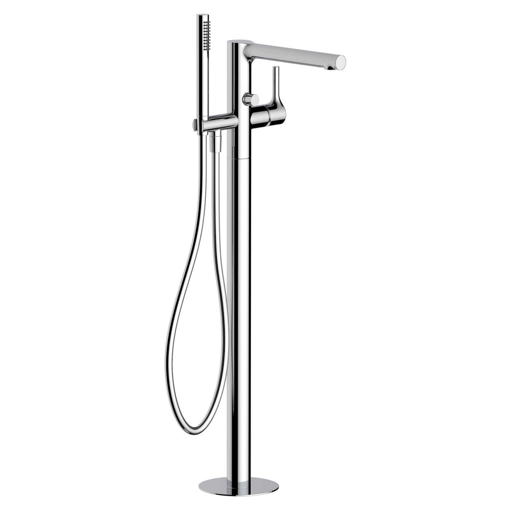 RAK Sorrento Freestanding Bath Shower Mixer Tap - Polished Chrome Brass