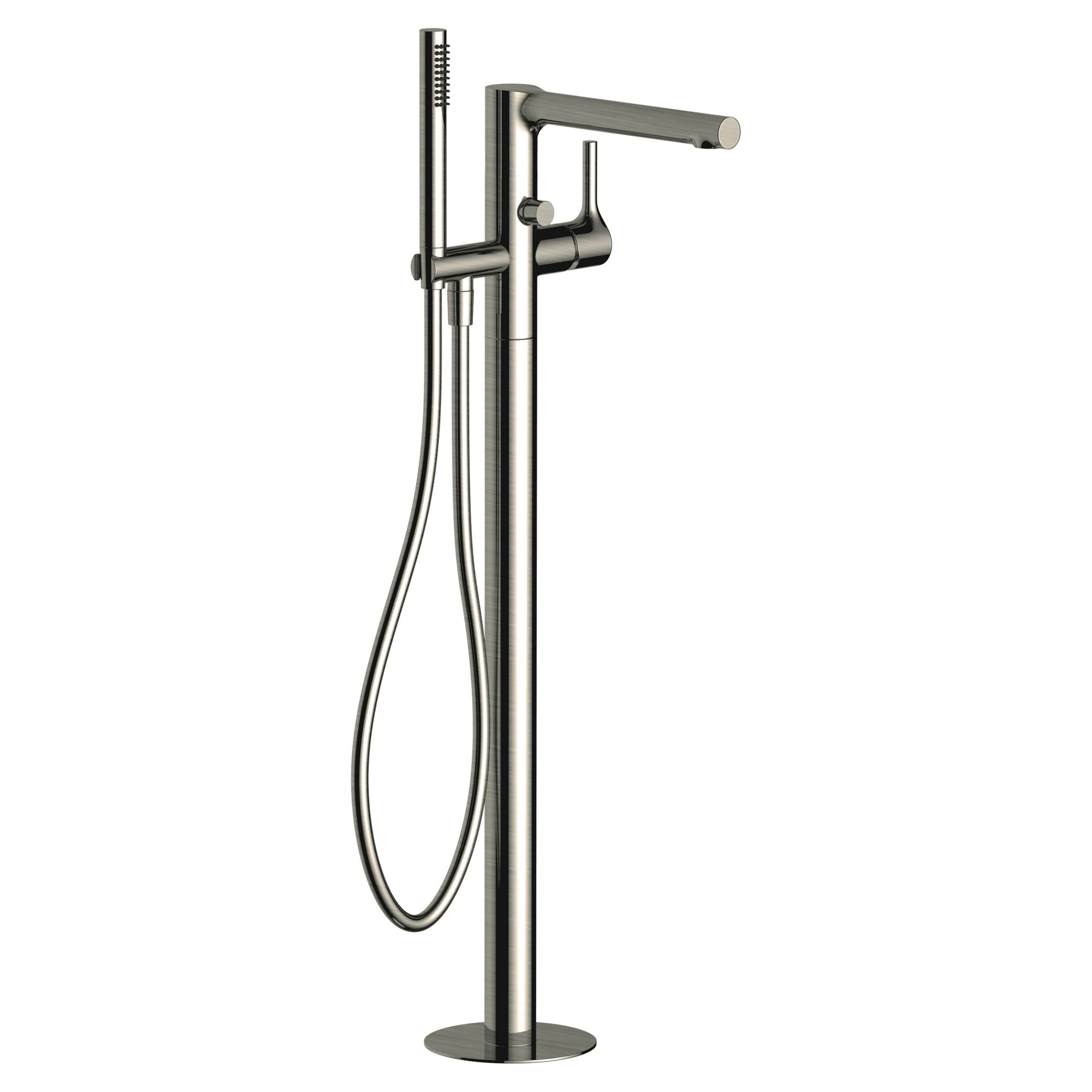 RAK Sorrento Brushed Nickel Freestanding Bath Shower Mixer Tap with Handset